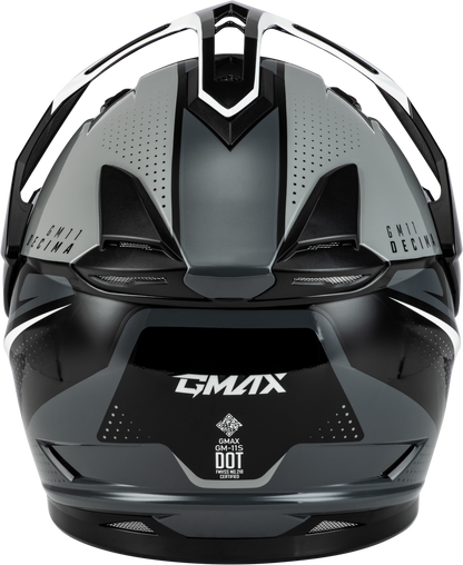 Gm 11 Decima Helmet Black/Grey/White Sm