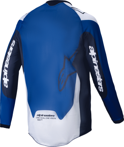 Pro Dura Jersey Navy/Bright Blue/White Lg