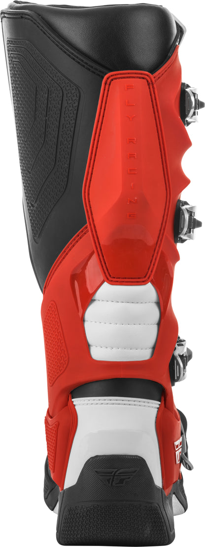 FLY RACING Fr5 Boots Red/Black/White Size 10 - Durable and Comfortable