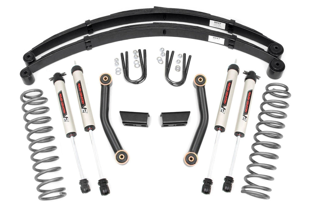 3 Inch Lift Kit | Series II | RR Springs | V2 | Jeep Cherokee XJ (84-01) | 630X70