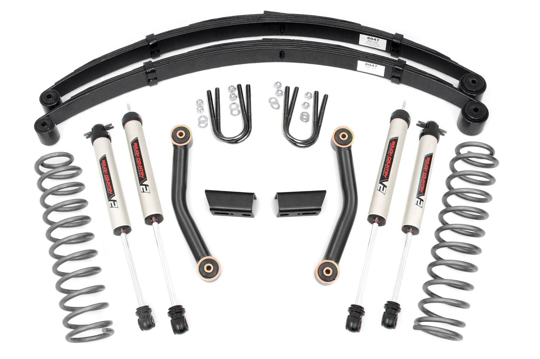 3 Inch Lift Kit | Series II | RR Springs | V2 | Jeep Cherokee XJ (84-01) | 630X70