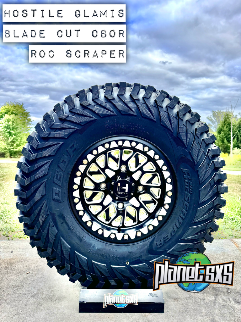 HOSTILE GLAMIS H333 BEADLOCKS BLADE CUT ON OBOR ROC SCRAPER