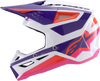 Sm3 Heat Helmet White/Purple/Pink Glossy Xs