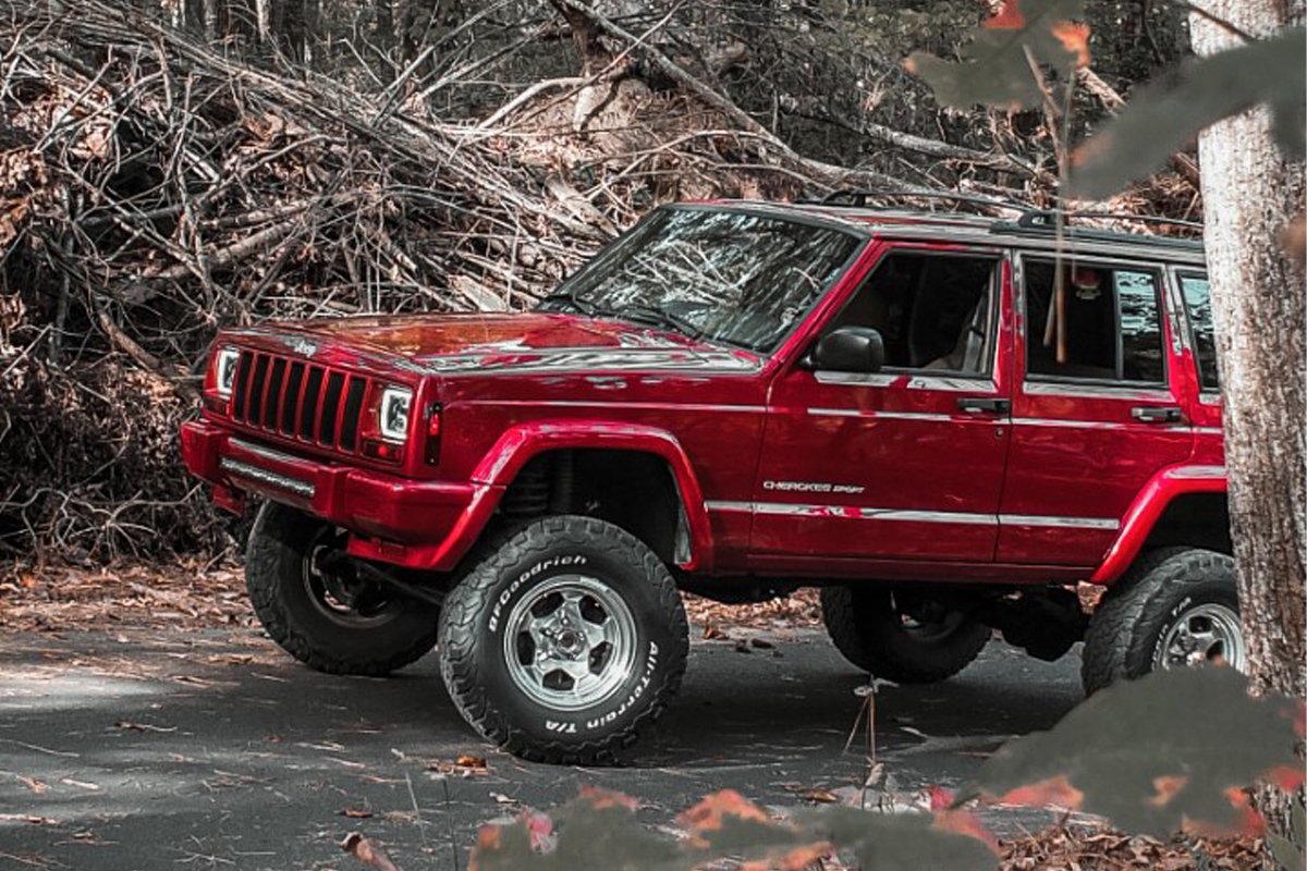 4.5 Inch Lift Kit | RR springs | Jeep Cherokee XJ 2WD/4WD (1984-2001) | 633N2