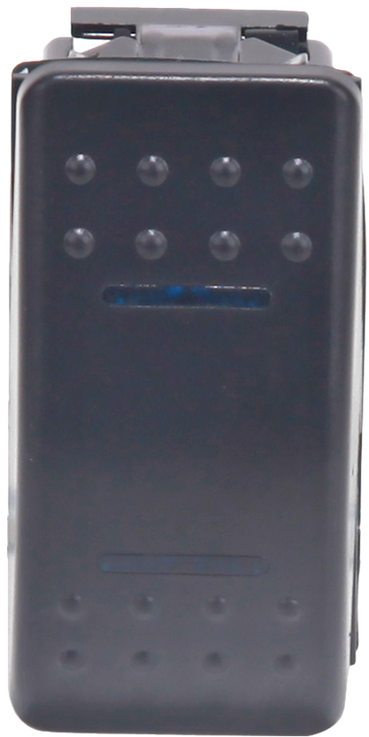 Lighted Rocker 3 Position Switch Blue
