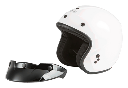 Youth Of 2y Open Face Helmet White Ym