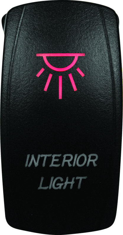 DragonFire Racing Lighted Switch On/Off Red