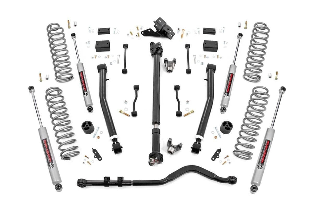 3.5 Inch Lift Kit | Adj Lower | FR D/S | Jeep Wrangler JL 4WD (2018-2023) | 62830