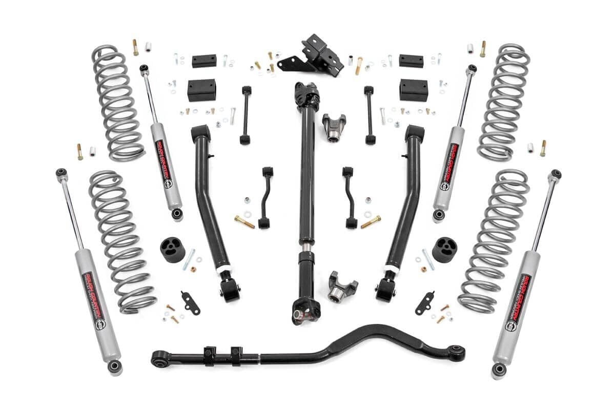3.5 Inch Lift Kit | Adj Lower | FR D/S | Jeep Wrangler JL 4WD (2018-2023) | 62830