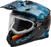 Trekker Cw Conceal Helmet Elec Shld Slate/Black/Red Sm