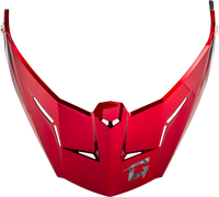 Md 74 Visor W/Screws Striker Blk/Grey/Red Metallic