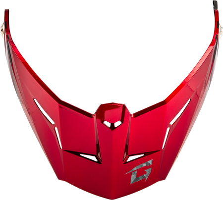 Md 74 Visor W/Screws Striker Blk/Grey/Red Metallic
