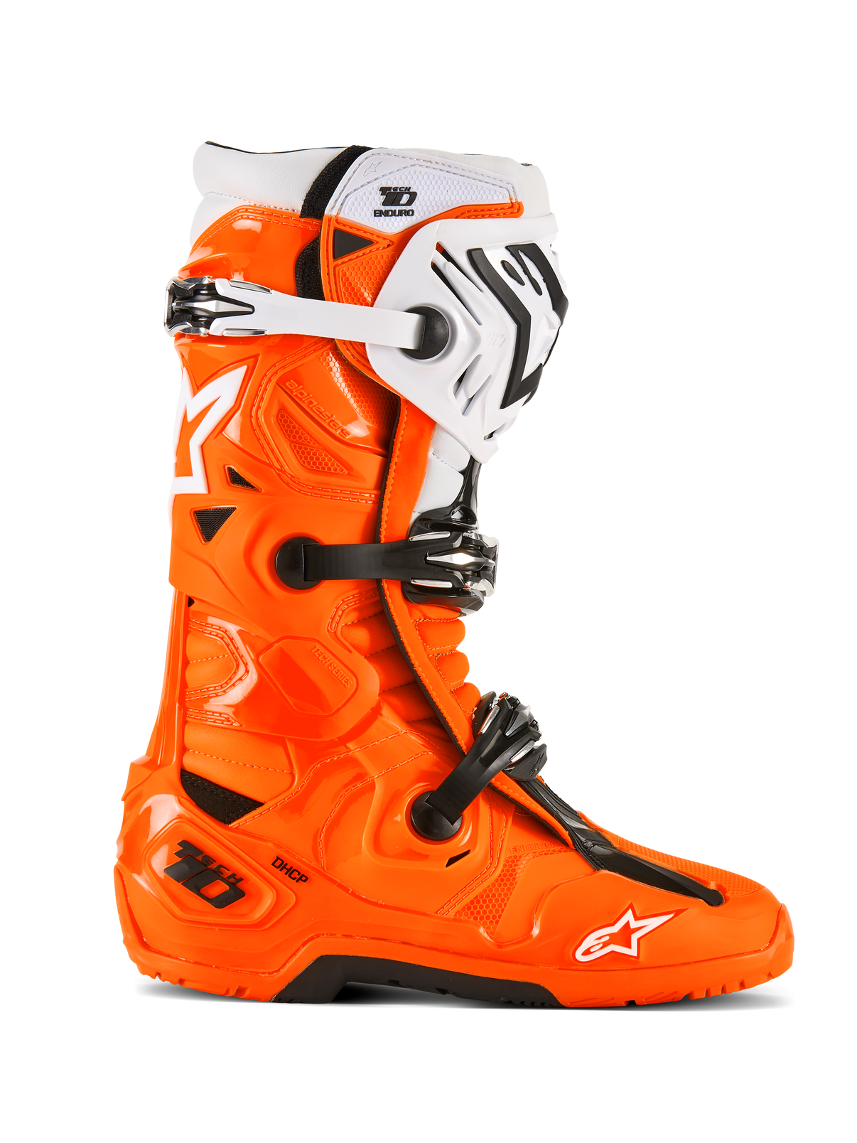 Tech 10 Enduro Boots Orange Fluo/Black/White 14