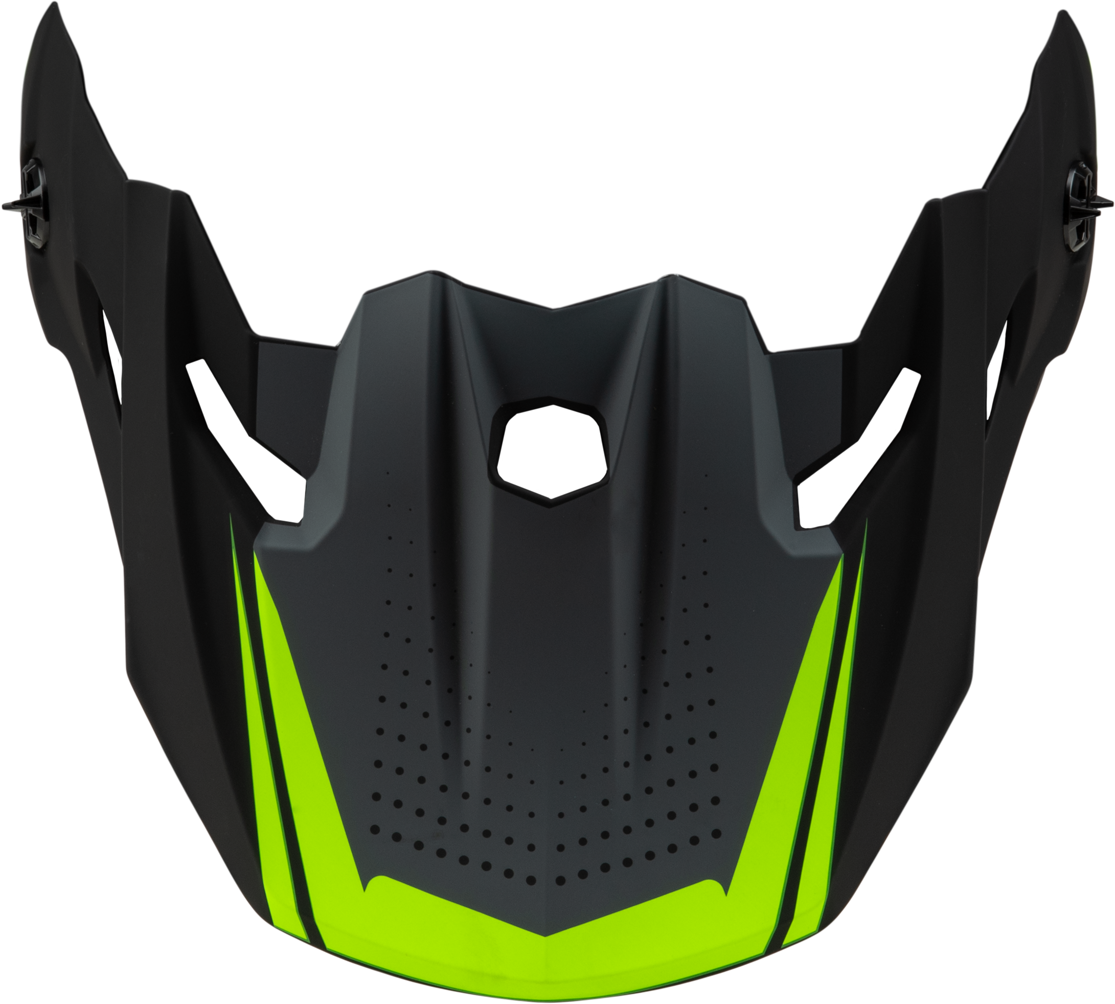 Mx 96 502 Visor W/Screws Matte Grey/Hi Vis