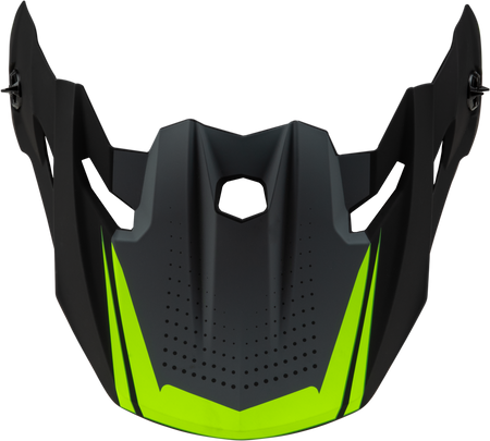 Mx 96 502 Visor W/Screws Matte Grey/Hi Vis