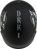 Hh 65 Drk1 Helmet W/ Peak Matte Black/Grey Xl