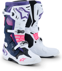 Tech 10 Wht/Violet/Nvy Bl/Pnk Fl 9