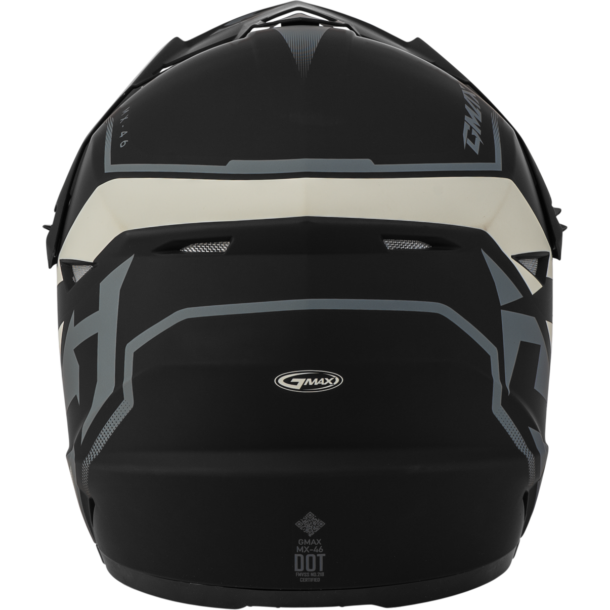 Mx 46 Compound Helmet Matte Black/Grey/White Yl