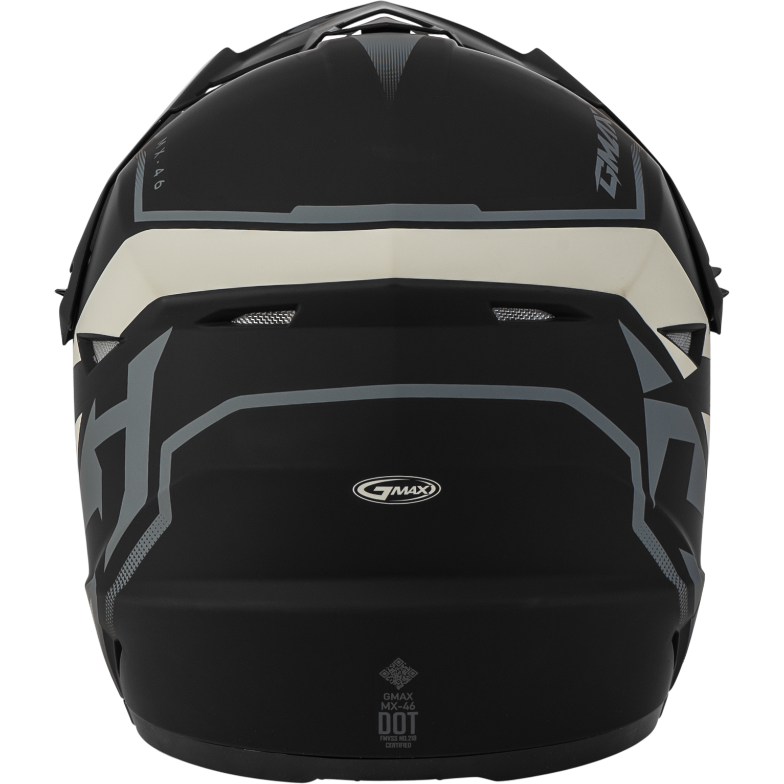 Mx 46 Compound Helmet Matte Black/Grey/White 2x