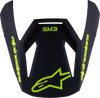 Sm3 Youth Radium Visor Black/Yellow Fluo Matt