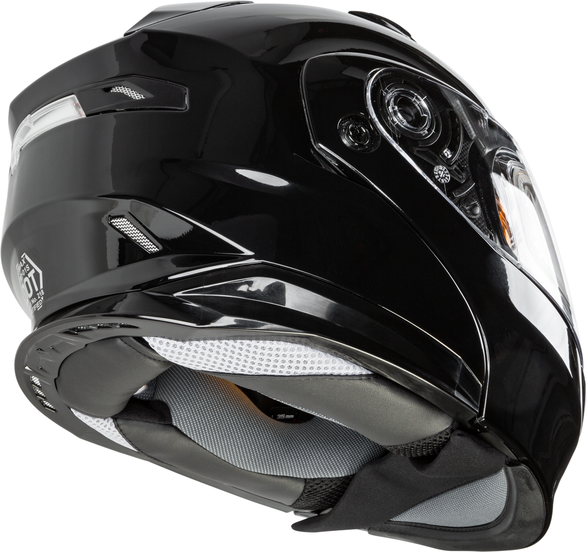 Md 01s Modular Snow Helmet W/Electric Shield Black Xs