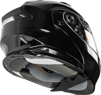 Md 01s Modular Snow Helmet W/Electric Shield Black Xs