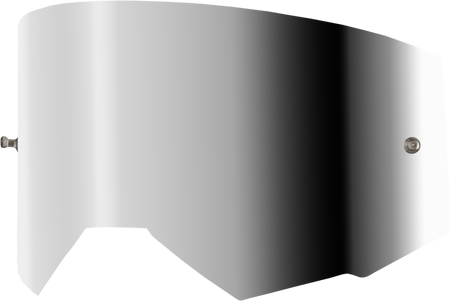 Single Lens W/ Post Adult W/ Silver Mirror/Smoke Lens