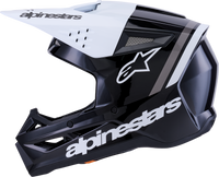 Sm3 Radium Helmet Blk/Wht/Gry Glossy 2x
