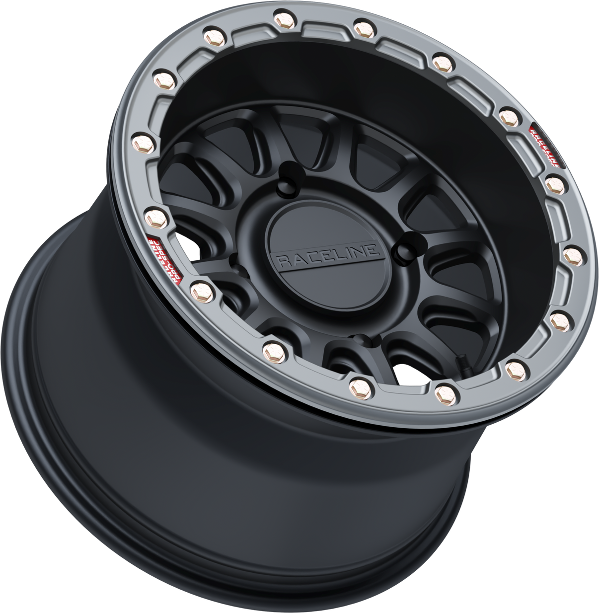 Alpha Wheel 4/156 Blk/Gunmetal 15x10 (+10mm)