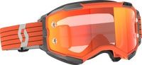 Fury Goggle Orange/Grey Orange Chrome Works