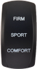 Dash Switch Rocker Face Firm/Sport/Comfot