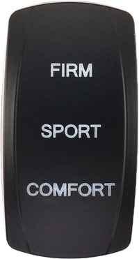Dash Switch Rocker Face Firm/Sport/Comfot