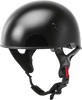 Hh 65 Half Helmet Naked Black Sm
