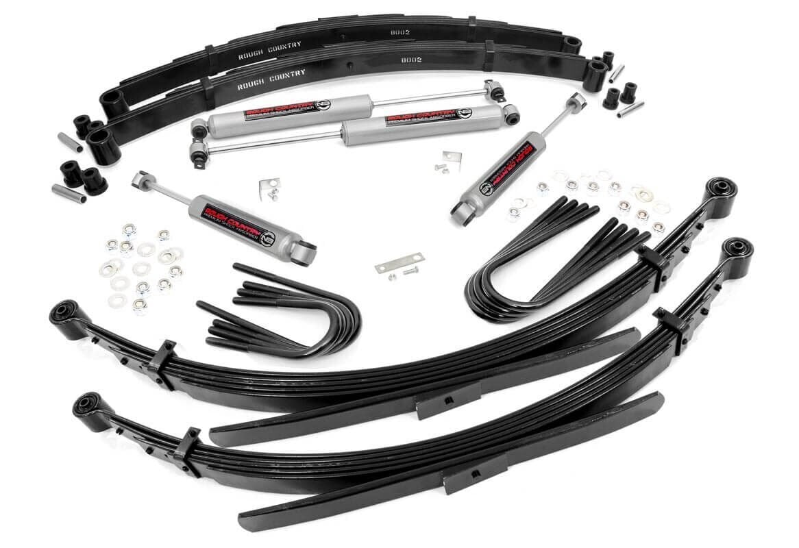 4 Inch Lift Kit | RR Spring | Chevy/GMC C10/K10 C15/K15 Truck/Half-Ton Suburban (69-72) | 18030