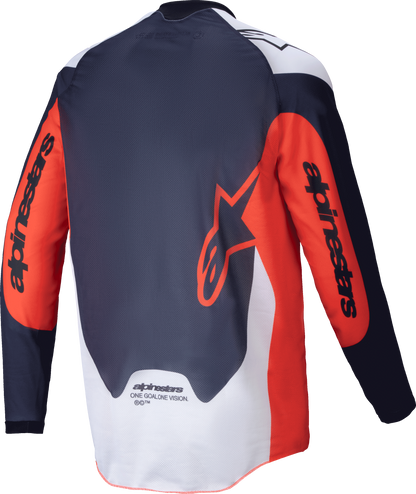 Pro Dura Jersey Navy/Hot Orange/White 2x