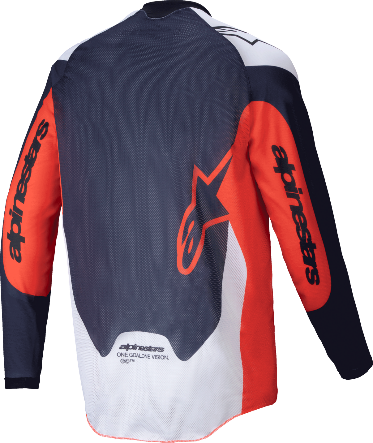 Pro Dura Jersey Navy/Hot Orange/White Md