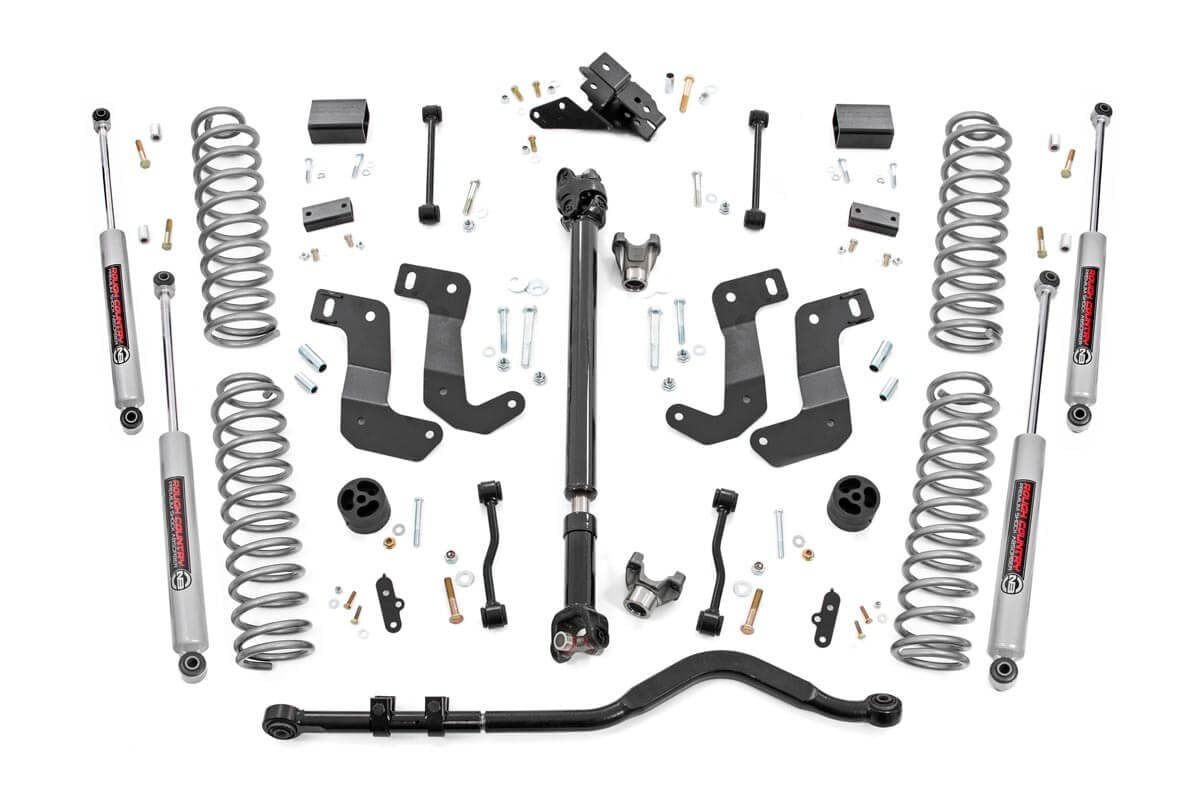 3.5 Inch Lift Kit | C/A Drop | FR D/S | Jeep Wrangler Unlimited 4WD (24-25) | 94030