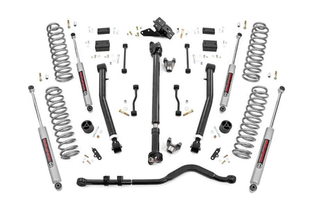 3.5 Inch Lift Kit | Adj LCA | FR D/S | Jeep Wrangler JL Rubicon 4WD (18-23) | 90930