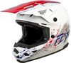 Youth Kinetic Drip Helmet Red/White/Blue Yl