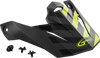 Visor W/Screws Fame Mx 86 Matte Dark Grey/Hi Vis