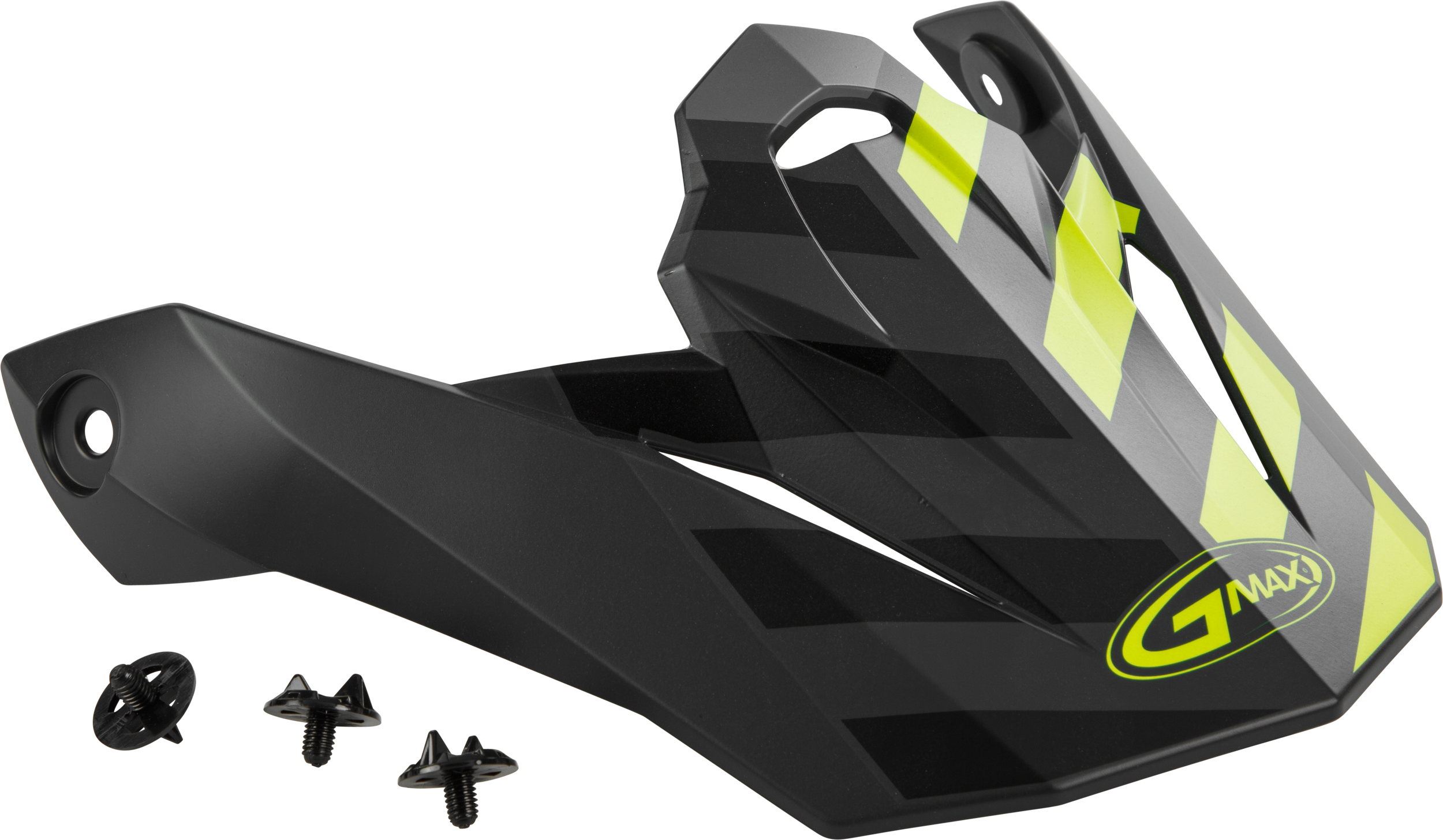 Visor W/Screws Fame Mx 86 Matte Dark Grey/Hi Vis