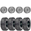 Super ATV MADLock Satin Gunmetal beadlock on Maxxis Roxxilla | 4/156