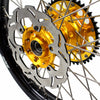 KKE 21 & 19 Wheels for Suzuki RMZ250 2007 RMZ450 2005-2025 Gold&Black