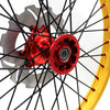 KKE 21" 19" Cast Red Hubs Billet Gold Rims For HONDA CR125R 1995-1997 CR250R 1995-1996