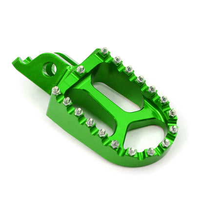 KKE CNC Aluminum Footpegs for HONDA/KAWASAKI Red/Blue/Green/Black/Silver