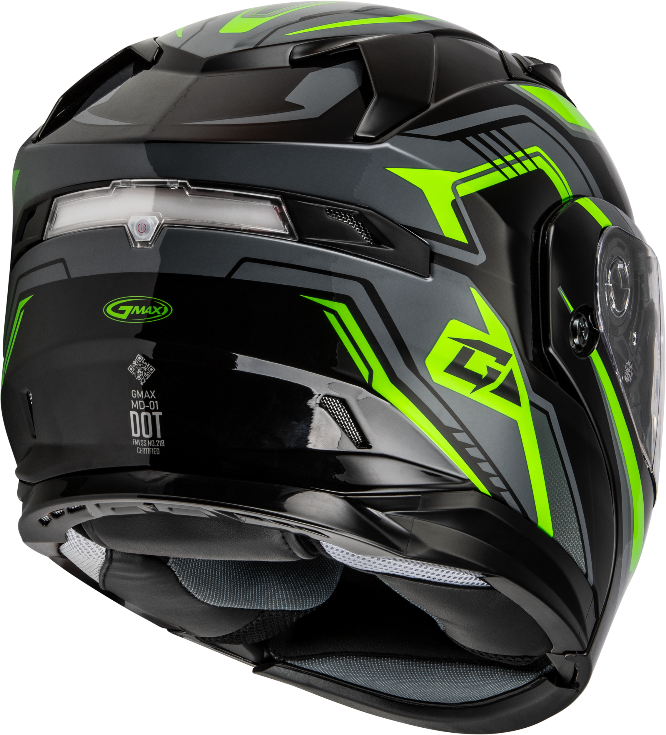 Md 01s Transistor Snow Helmet Black/Grey/Green 2x