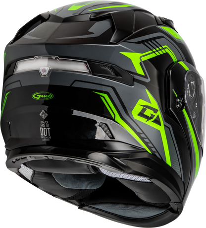 Md 01s Transistor Snow Helmet Black/Grey/Green 2x