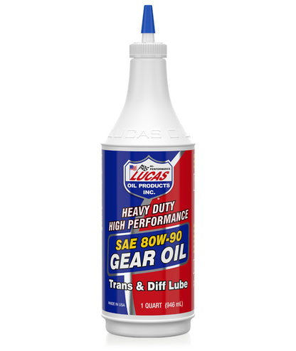 Lucas Heavy Duty Gear Oil 80W-90 Qt - Part 10043