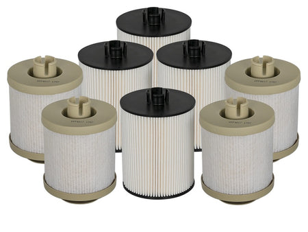aFe Pro GUARD D2 Fuel Filter 08-10 Ford Diesel Trucks V8 6.4L (td) (4 Pack)