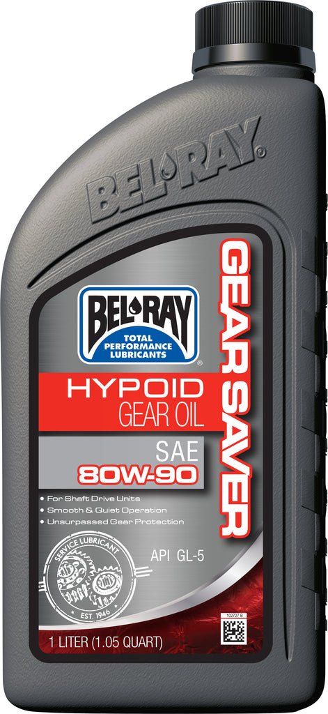 BEL-RAY Gear Saver Hypoid Gear Oil 80W 90 - 1L (Part Number: 99230-B1LW)